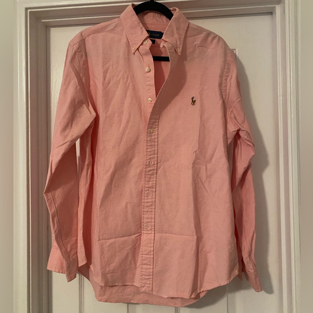 Ralph Lauren Large Slim Fit Stretch Oxford Button Down